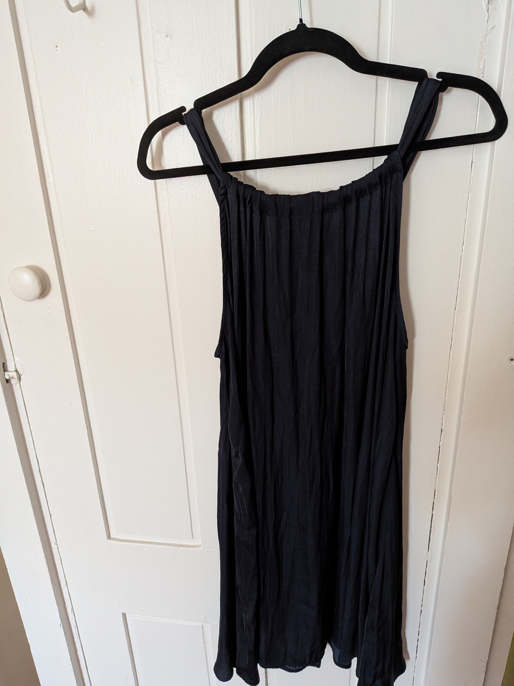 Banana Republic Factory Navy Sleeveless Mini Dress